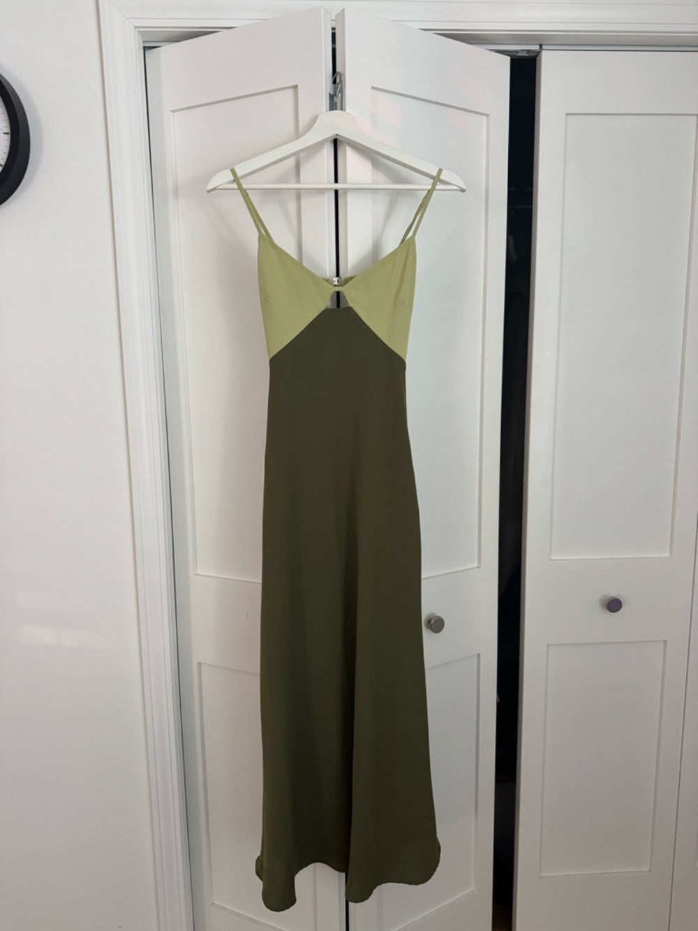 Abercrombie & Fitch Julia Slip Cutout Maxi Dress XSP